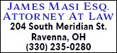 James Masi Esq. Attorney At Law Sponsorship Banner